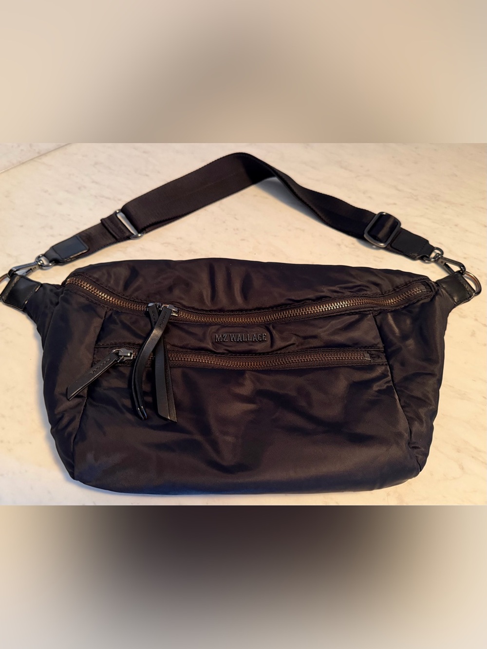 MZ Wallace Bowery Sling Black